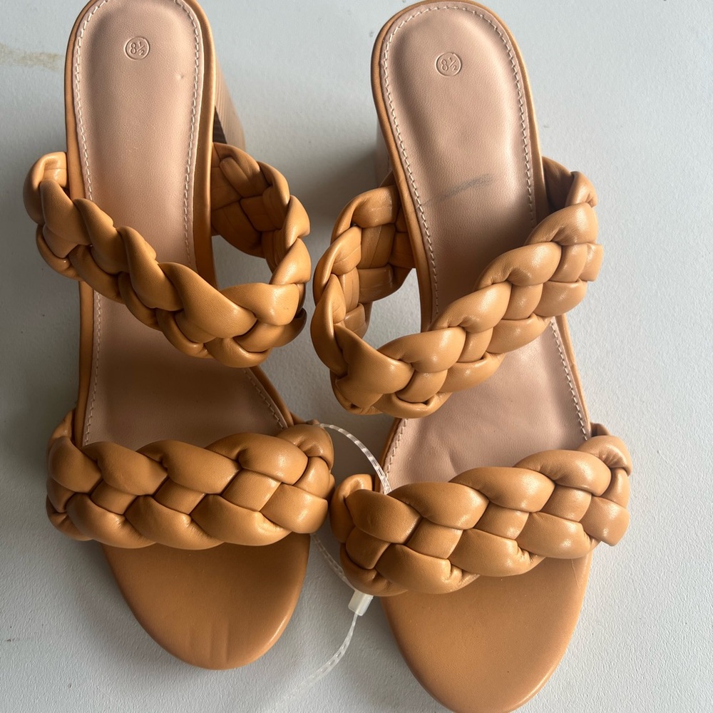 Braided Tan Women's Sandals
